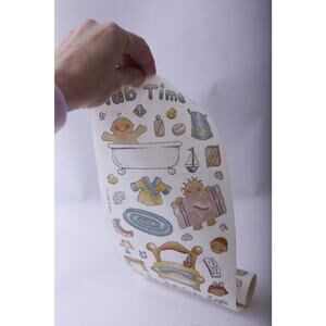 Tub Time, Sticker Roll, M Cole, Baby Bathing, Scrapbooking, Card Making, 762